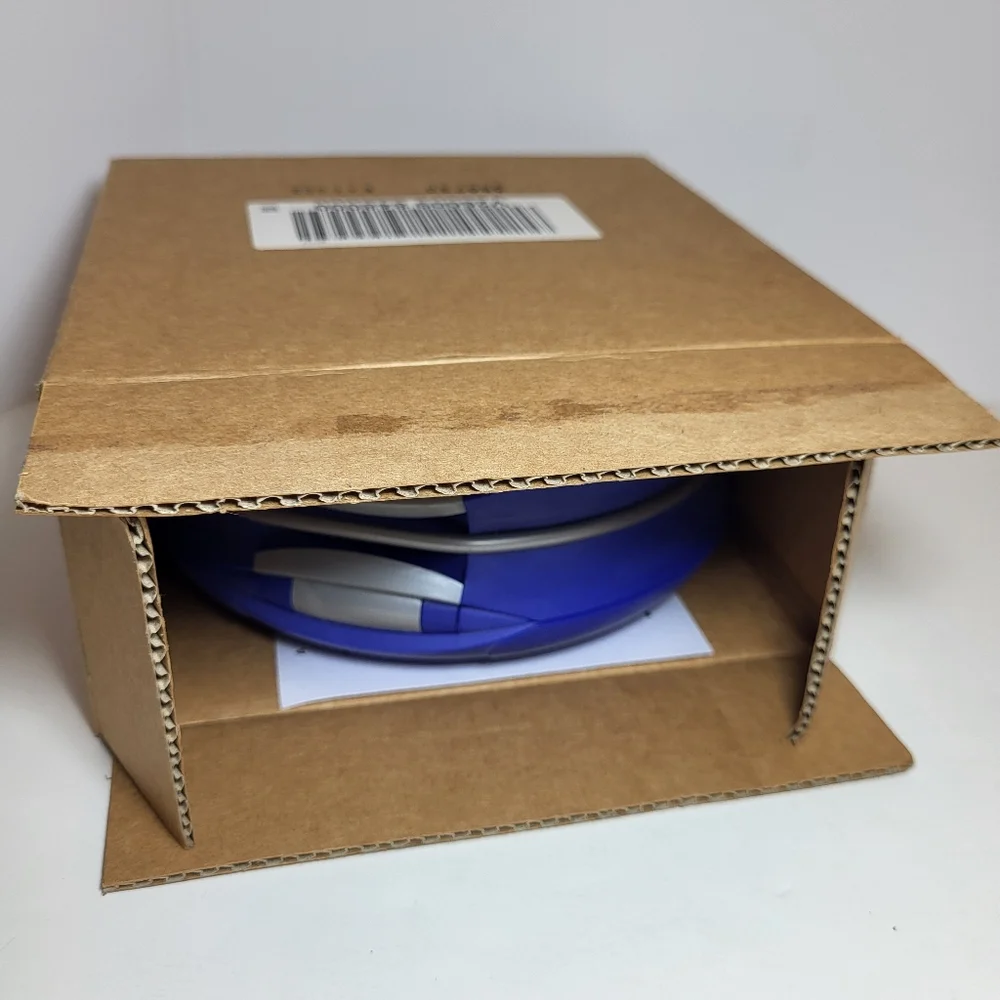 DiscGear Discus 40 Disc CASE Blue Hard Shell CD DVD Game Holder Storage Carry